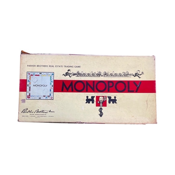Vintage 1946 Monopoly Board Game by Parker Brothers